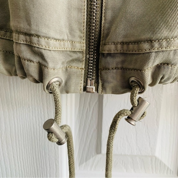 NWT Anthropologie Boundless North Green Zip Up Utility Jacket - Picture 4 of 12